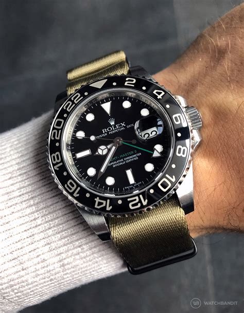 rolex gmt nato strap.